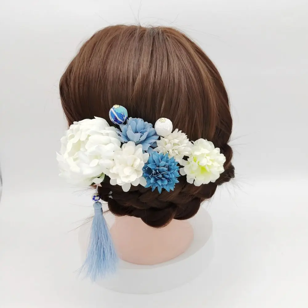 bijoux style japonais fleur fourchettes à cheveux fleur à la main japonais kimono pinces à cheveux tissu vintage glands bâton de cheveux filles bijoux style japonais fleur fourchettes à cheveux fleur à la main japonais kimono pinces à cheveux tissu vintage glands bâton de cheveux filles