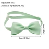 (10 pièces/lot) mode nœud papillon pour chiens cravate réglable pour chat couleurs unies chiot accessoires de toilettage fournitures pour animaux de compagnie