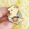 broche en alliage pokemon dragonite blastoise pour enfants, épinglettes anime, bijoux, badge de fête, accessoires vestisensmignons, cadeaux d'anniversaire
