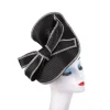 chapeau fascinateur vintage exquis, bandeau de cheveux à nœud papillon, coiffure de mariée élégante, chapeau formel, chapeau haut de forme, mascarade, bandeau de cheveux pour mariage