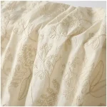 Tissu brodé de style français 3D, tissu de créateur de mode