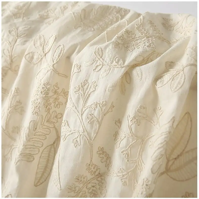 Tissu brodé de style français 3D, tissu de créateur de mode Tissu brodé de style français 3D, tissu de créateur de mode