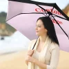 parapluie à trois plis 6k pour femmes et hommes, coupe vent, motif personnalisé, haute qualité, business, parasol
