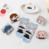 dessin animé anime jujutsu kaisen chaussettes cosplay itadori yuji kugisaki nobara gojo satoru sneaker coton cheville chaussettes drôle