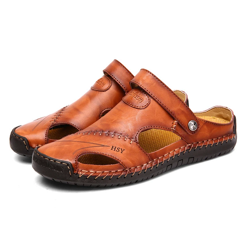 sandales d'été pour hommes, style étudiant, bout ouvert, décontractées, polyvalentes, post magique, ultra légères et douces, chaussures de plage antidérapantes à la mode sandales d'été pour hommes, style étudiant, bout ouvert, décontractées, polyvalentes, post magique, ultra légères et douces, chaussures de plage antidérapantes à la mode
