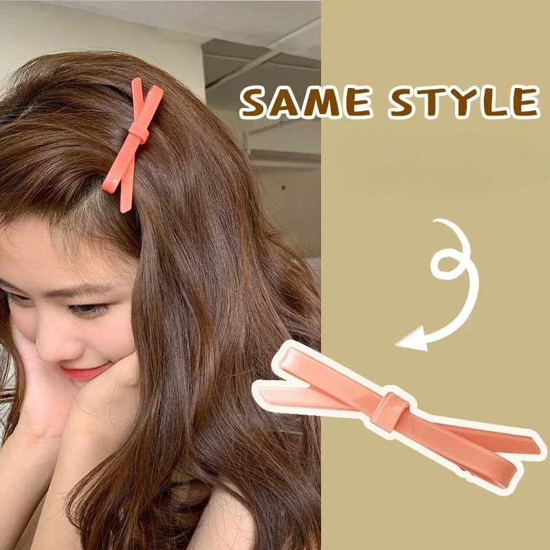 Épingle à cheveux coréenne, pince latérale pour fille, clip de mot pour femme, influenceur en ligne, nœud arrière, frange de tête, clip supérieur, épingles à cheveux Épingle à cheveux coréenne, pince latérale pour fille, clip de mot pour femme, influenceur en ligne, nœud arrière, frange de tête, clip supérieur, épingles à cheveux