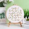 kit de broderie de pratique de l'alphabet, kit de lettres pour adultes débutants avec motifs, kit de broderie pour débutants