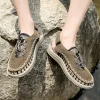 Été nouvelles sandales mode tissage à la main décontracté hommes sandales marque concepteur en plein air marche chaussures pour hommes été chaussures de plage