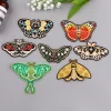 patchs papillon pour vêtements, ruban violet, patchs brodés, badges à coudre de dessin animé, fer sur patch, accessoires pour vêtements diy