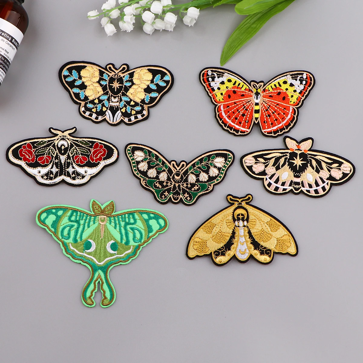patchs papillon pour vêtements, ruban violet, patchs brodés, badges à coudre de dessin animé, fer sur patch, accessoires pour vêtements diy patchs papillon pour vêtements, ruban violet, patchs brodés, badges à coudre de dessin animé, fer sur patch, accessoires pour vêtements diy