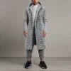 cardigan à capuche pour homme, long manteau, tricots, europe et États unis, 3xl