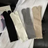 chaussettes fendues en coton peigné pour femmes, deux doigts, harajuku japonais, document solide, simple, confortable, doux, haute qualité, tabi sox