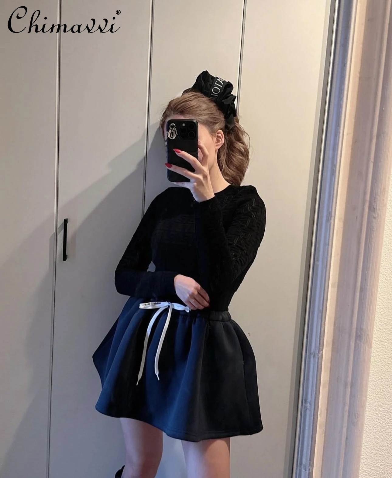nouveau style japonais cordon décontracté mignon fille jupe 2025 printemps et été doux dames taille élastique kawaii jupe courte femmes nouveau style japonais cordon décontracté mignon fille jupe 2025 printemps et été doux dames taille élastique kawaii jupe courte femmes