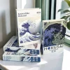 décoration japonaise faux livre boîte de rangement mignon décoratif table basse livres ukiyoe yayoi kusama chat chanceux décor à la maison faux livre