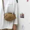 taiyaki sac à dos de dessin animé japonais mignon pour femme, sacoche à bandoulière, porte monnaie