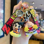 Porte-clés figurine Dragon Ball Anime, figurines d’action Son Goku Trunks Buu, porte-clés pendentif sac, jouets modèles en PVC, ornement pour cadeau pour enfants Porte-clés figurine Dragon Ball Anime, figurines d’action Son Goku Trunks Buu, porte-clés pendentif sac, jouets modèles en PVC, ornement pour cadeau pour enfants