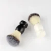 pinceau à raser en poils de sanglier et manche en bois | kit de toilettage pour hommes, outil de mousse de barbier, nettoyage du visage pour le savon de rasage