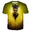 hommes femmes style harajuku mode décontracté surdimensionné vêtements nouvelle mode breaking bad 3d imprimé t shirt