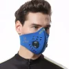 masques faciaux réutilisables pour sports de plein air pour hommes masques anti poussière masque anti poussière au charbon actif avec filtre supplémentaire coton halloween cosplay