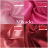 Tissu Mikado rouge et rose cousu robe de soirée en satin de mariage petit costume tissu sergé satin rigide tissu de bricolage