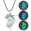 e21f luminous mens animal dragon collier pendeur dans le cadeau d'halloween bijoux