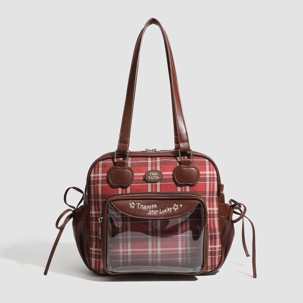 Sac à main japonais Harajuku Y2K Ulzzang Ita pour femmes, sac à main Transparent doux et à la mode, uniformes JK, sac à bandoulière, nouvelle collection Sac à main japonais Harajuku Y2K Ulzzang Ita pour femmes, sac à main Transparent doux et à la mode, uniformes JK, sac à bandoulière, nouvelle collection