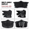 masque facial de samouraï secré, masque facial de crâne de combat, accessoires de casque de moto rétro uniquement, masque non inclus détachable