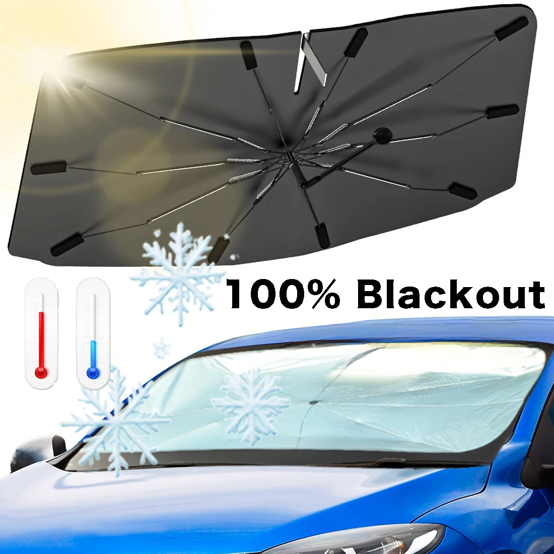 Parasol de voiture pare-brise couverture avant fenêtre pliable pare-soleil bloc chaleur Portable plié Parasol Auto courbé modèle nuances Parasol de voiture pare-brise couverture avant fenêtre pliable pare-soleil bloc chaleur Portable plié Parasol Auto courbé modèle nuances