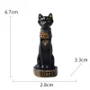décoration de maison chat ornement chat égyptien figurine statue décoration vintage chat déesse bastet statue