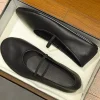 chaussures mary janes rondes pour femmes, bande élastique, document solide, peu profond, chaussures plates pour femmes, designer concis, nouvelle marque, chaussures pour filles
