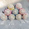 hanbok coréen perle pendentif cerceau de cheveux, bandeaux de performance, accessoires de cheveux de mariage traditionnels, ornement de tête classique