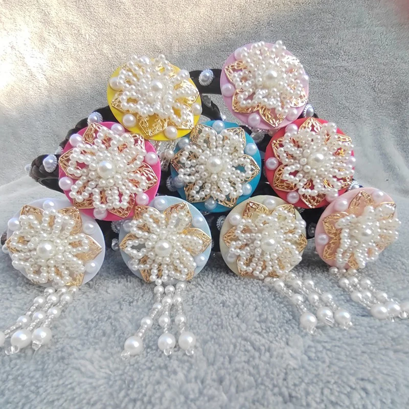 hanbok coréen perle pendentif cerceau de cheveux, bandeaux de performance, accessoires de cheveux de mariage traditionnels, ornement de tête classique hanbok coréen perle pendentif cerceau de cheveux, bandeaux de performance, accessoires de cheveux de mariage traditionnels, ornement de tête classique