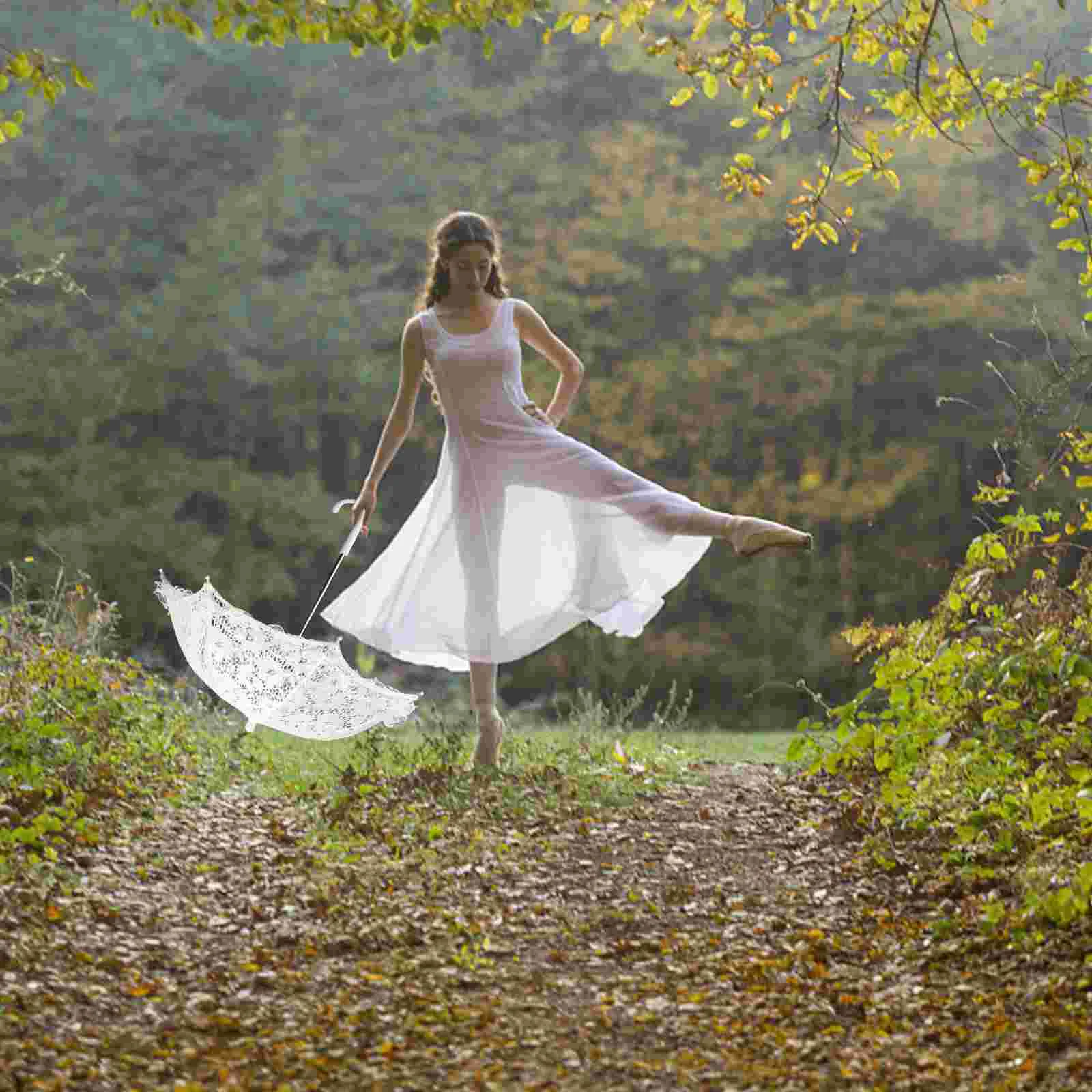 parapluie gothique blanc brodé en dentelle pour enfant, accessoire de photographie, décoration de mariage, cadeau parapluie gothique blanc brodé en dentelle pour enfant, accessoire de photographie, décoration de mariage, cadeau