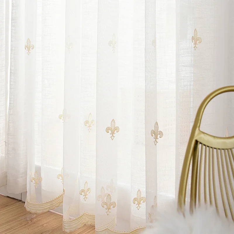 rideaux nordiques pour salon, salle à manger, chambre à coucher, rideau brodé, fil de maille frais et respirant, décoration verticale au sol, vente rideaux nordiques pour salon, salle à manger, chambre à coucher, rideau brodé, fil de maille frais et respirant, décoration verticale au sol, vente
