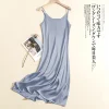 robe de soirée longue en satin pour femmes, chic et élégante, sexy, bretelles réglables, sans manches, luxe, robe d'anniversaire