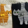 Cadeau pour les amoureux des chats : chaussettes en coton pour dames avec chat de dessin animé, chaussettes respirantes et confortables pour toutes les saisons Cadeau pour les amoureux des chats : chaussettes en coton pour dames avec chat de dessin animé, chaussettes respirantes et confortables pour toutes les saisons