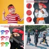 bande de sauna anti sudorifique pour enfants, bande de karaté ninja, kokor, exercice sur le thème de la fête d'anniversaire