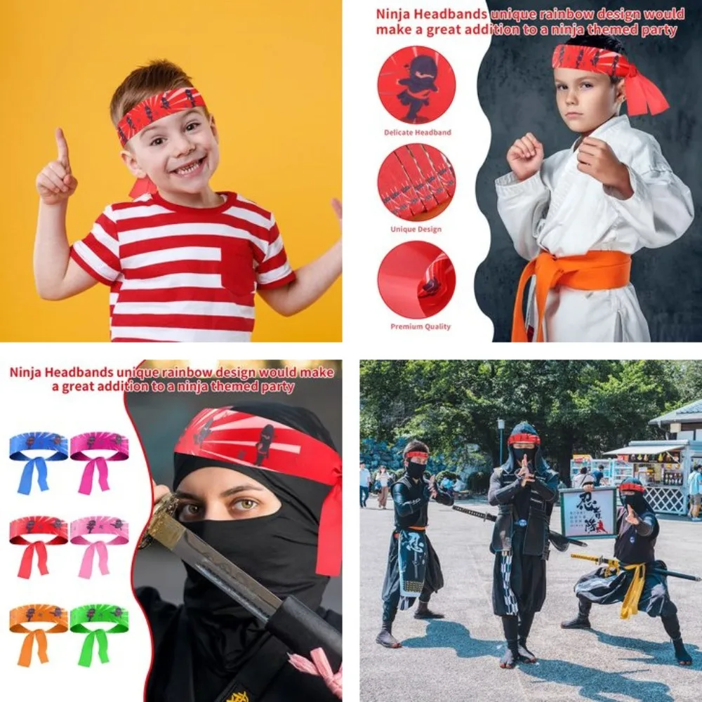 bande de sauna anti sudorifique pour enfants, bande de karaté ninja, kokor, exercice sur le thème de la fête d'anniversaire bande de sauna anti sudorifique pour enfants, bande de karaté ninja, kokor, exercice sur le thème de la fête d'anniversaire