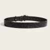 ceinture polyvalente en relief à fleurs pour hommes et femmes, style occidental universel, à la mode, personnalisée, artistique, rétro