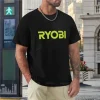 t shirt ryobi tools pour hommes, vêtements d'été noirs, t shirts vintage, nouveau