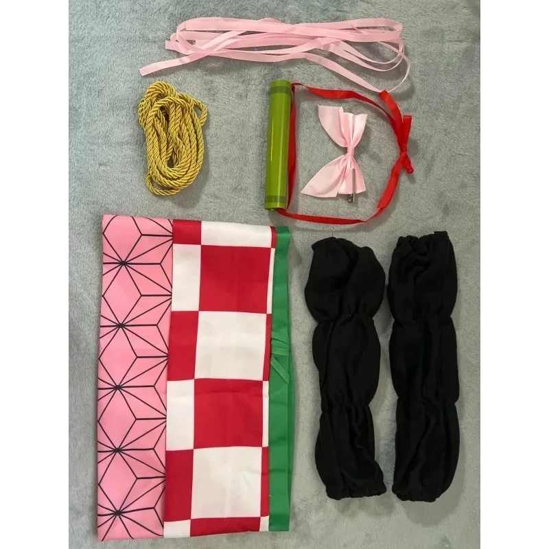 halloween anime kimetsu no yaiba kamado nezuko cosplay costume kimono démon tueur cosplay perruques cheveux carnaval femmes tenue halloween anime kimetsu no yaiba kamado nezuko cosplay costume kimono démon tueur cosplay perruques cheveux carnaval femmes tenue