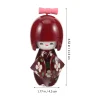 kimono japonais en bois, décoration de maison, figurine nament, pendaison de crémaillère, cadeau miniature, artisanat, art de bureau traditionnel en bois
