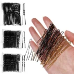 Épingle à cheveux en U invisible pour femme, épingle à cheveux noire simple, sans peinture, sans déformation, 50 pièces Épingle à cheveux en U invisible pour femme, épingle à cheveux noire simple, sans peinture, sans déformation, 50 pièces