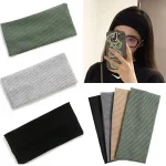 Bandeau de sport pour cyclisme, lavage du visage, Bandana tricoté en coton coréen doux pour femmes et filles, accessoire de cheveux à la mode