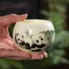 service à thé rétro fait à la main, tasse à thé en céramique, accessoires de cuisine, tasse principale en porcelaine, fournitures de cérémonie du thé chinois, verres, 150ml