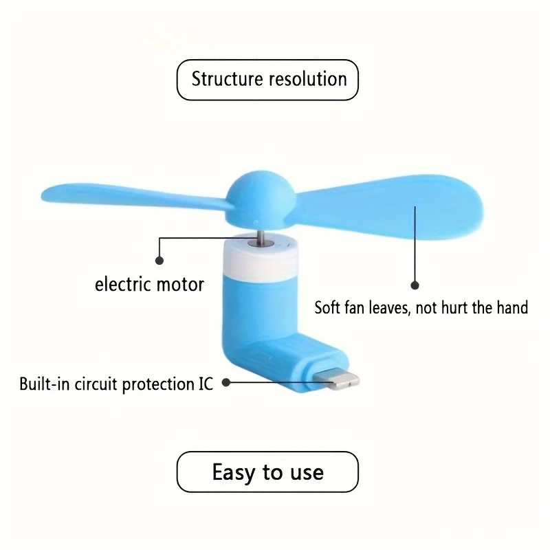 mini ventilateur portatif de téléphone portable pour lightning poucesusbportable équipement de refroidissement, ventilateur compact mini ventilateur portatif de téléphone portable pour lightning poucesusbportable équipement de refroidissement, ventilateur compact