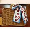 foulard en soie série couleur chair kaki de haute qualité, bandeau pour cheveux, ruban noué, long nœud, ruban en satin vintage, accessoires pour cheveux