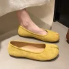 tabi ninja chaussures femme microfibre cuir chaussures plates confortables bout fendu pantoufles mocassins à fond souple bref dames trotter mocassins 2025
