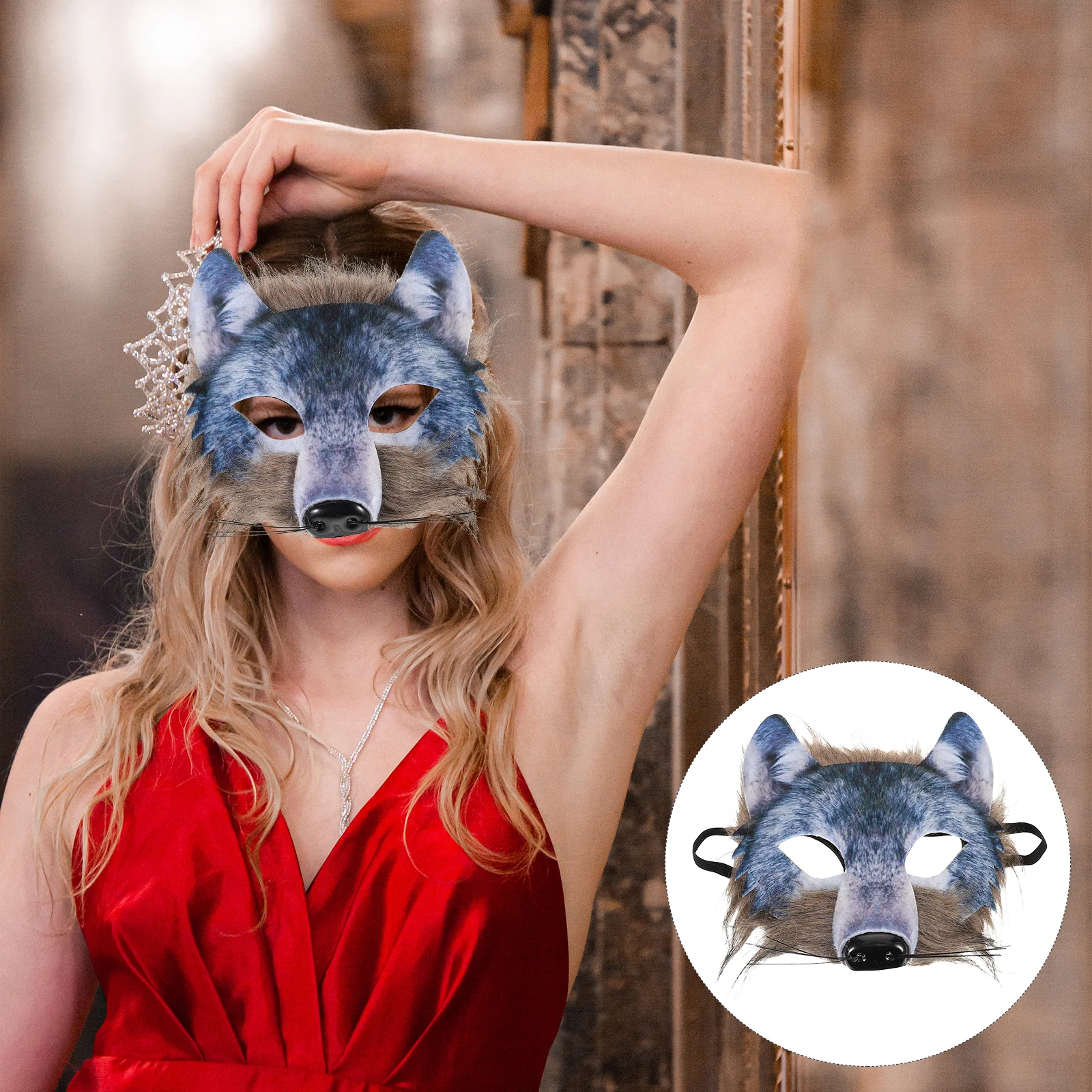 masque de tigre simulé d'halloween, masques de carnaval d'animaux, accessoire photo demi visage eva, mascarade pour fête cosplay, festival en plein air masque de tigre simulé d'halloween, masques de carnaval d'animaux, accessoire photo demi visage eva, mascarade pour fête cosplay, festival en plein air