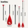 koetsu – palette tout en fibre de carbone rouge ou bleue, palette détachable en fibre de carbone sup à trois sections,